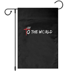 Jesus Christian Christmas Garden Flag Joy To The World TS14 Black Print Your Wear
