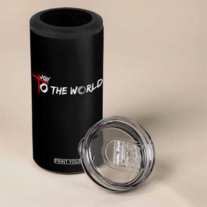 Jesus Christian Christmas 4 in 1 Can Cooler Tumbler Joy To The World TS14 Print Your Wear