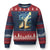 Virgin Mary Starry Night Ugly Christmas Sweater Luke 2:11 Christian Faith - Print Your Wear