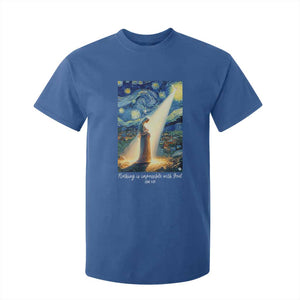 Virgin Mary Starry Night T Shirt For Kid Luke 2:11 Christian Faith TS14 Royal Blue Print Your Wear