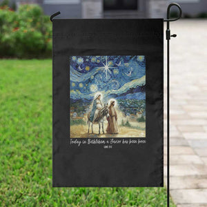 Bethlehem Starry Night Garden Flag Nativity Luke 2:11 Christian Christmas TS14 Print Your Wear