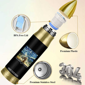 Bethlehem Starry Night Bullet Tumbler Nativity Luke 2:11 Christian Christmas TS14 Print Your Wear