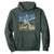 Bethlehem Starry Night Hoodie Nativity Luke 2:11 Christian Christmas TS14 Dark Forest Green Print Your Wear