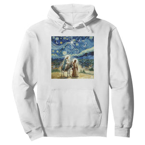 Bethlehem Starry Night Hoodie Nativity Luke 2:11 Christian Christmas TS14 White Print Your Wear