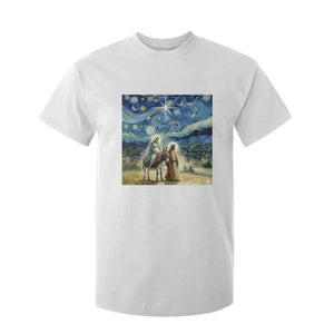 Bethlehem Starry Night T Shirt For Kid Nativity Luke 2:11 Christian Christmas TS14 White Print Your Wear