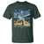 Bethlehem Starry Night T Shirt Nativity Luke 2:11 Christian Christmas TS14 Dark Forest Green Print Your Wear