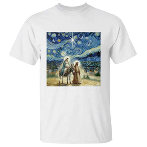 Bethlehem Starry Night T Shirt Nativity Luke 2:11 Christian Christmas TS14 White Print Your Wear
