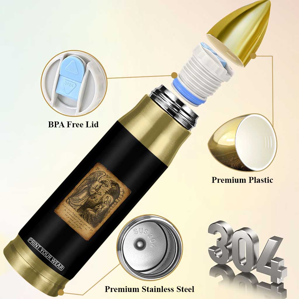 Virgin Mary Bullet Tumbler Angel Gabriel Luke 1:30 Christian TS14 Print Your Wear