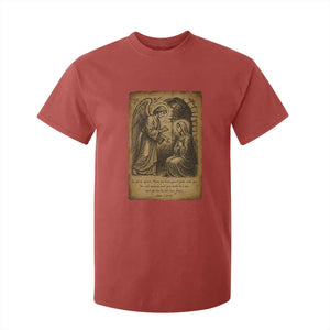 Virgin Mary T Shirt For Kid Angel Gabriel Luke 1:30 Christian TS14 Red Print Your Wear