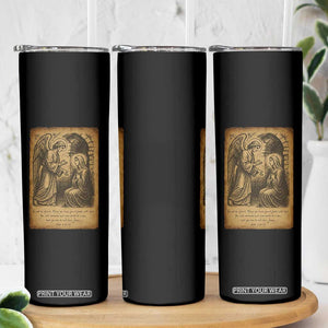 Virgin Mary Skinny Tumbler Angel Gabriel Luke 1:30 Christian TS14 Print Your Wear