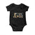 Jesus Christmas Baby Onesie Nativity Holy Night Christian Faith TS14 Black Print Your Wear