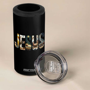 Jesus Christmas 4 in 1 Can Cooler Tumbler Nativity Holy Night Christian Faith TS14 Print Your Wear