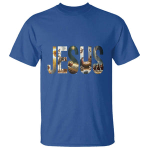 Jesus Christmas T Shirt Nativity Holy Night Christian Faith TS14 Royal Blue Print Your Wear