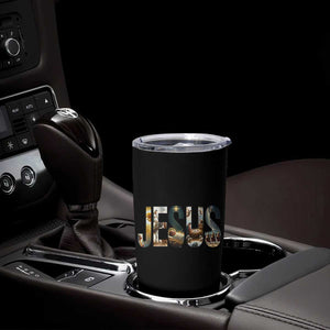 Jesus Christmas Tumbler Cup Nativity Holy Night Christian Faith - Print Your Wear