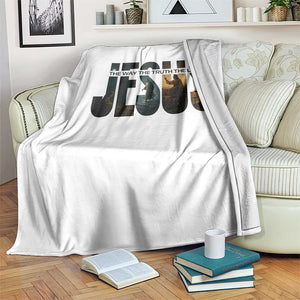 Jesus Christian Bible Throw Blanket The Way The Truth The Life TS14 Print Your Wear