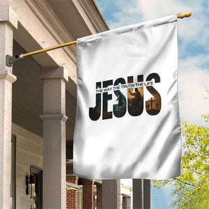 Jesus Christian Bible Garden Flag The Way The Truth The Life TS14 Print Your Wear