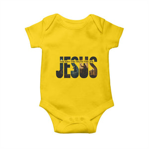 Jesus Christian Bible Baby Onesie The Way The Truth The Life TS14 Daisy Print Your Wear