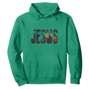 Jesus Christian Bible Hoodie The Way The Truth The Life TS14 Irish Green Print Your Wear