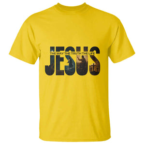 Jesus Christian Bible T Shirt The Way The Truth The Life TS14 Daisy Print Your Wear
