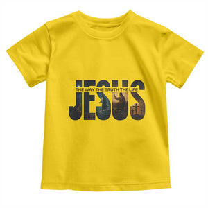 Jesus Christian Bible Toddler T Shirt The Way The Truth The Life TS14 Daisy Print Your Wear