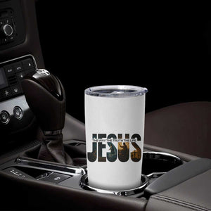 Jesus Christian Bible Tumbler Cup The Way The Truth The Life - Print Your Wear