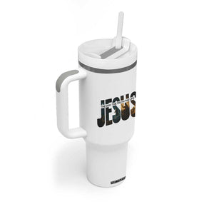 Jesus Christian Bible Tumbler With Handle The Way The Truth The Life TS14 Print Your Wear
