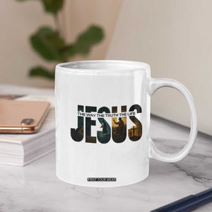 Jesus Christian Bible Coffee Mug The Way The Truth The Life TS14 Print Your Wear