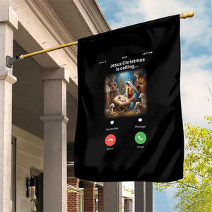 Jesus Christmas Garden Flag Video Call Nativity Scene Funny Christian Xmas TS14 Print Your Wear