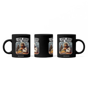 Funny Jesus Christian Christmas Coffee Mug I Love Jesus And Tacos TS14 Print Your Wear