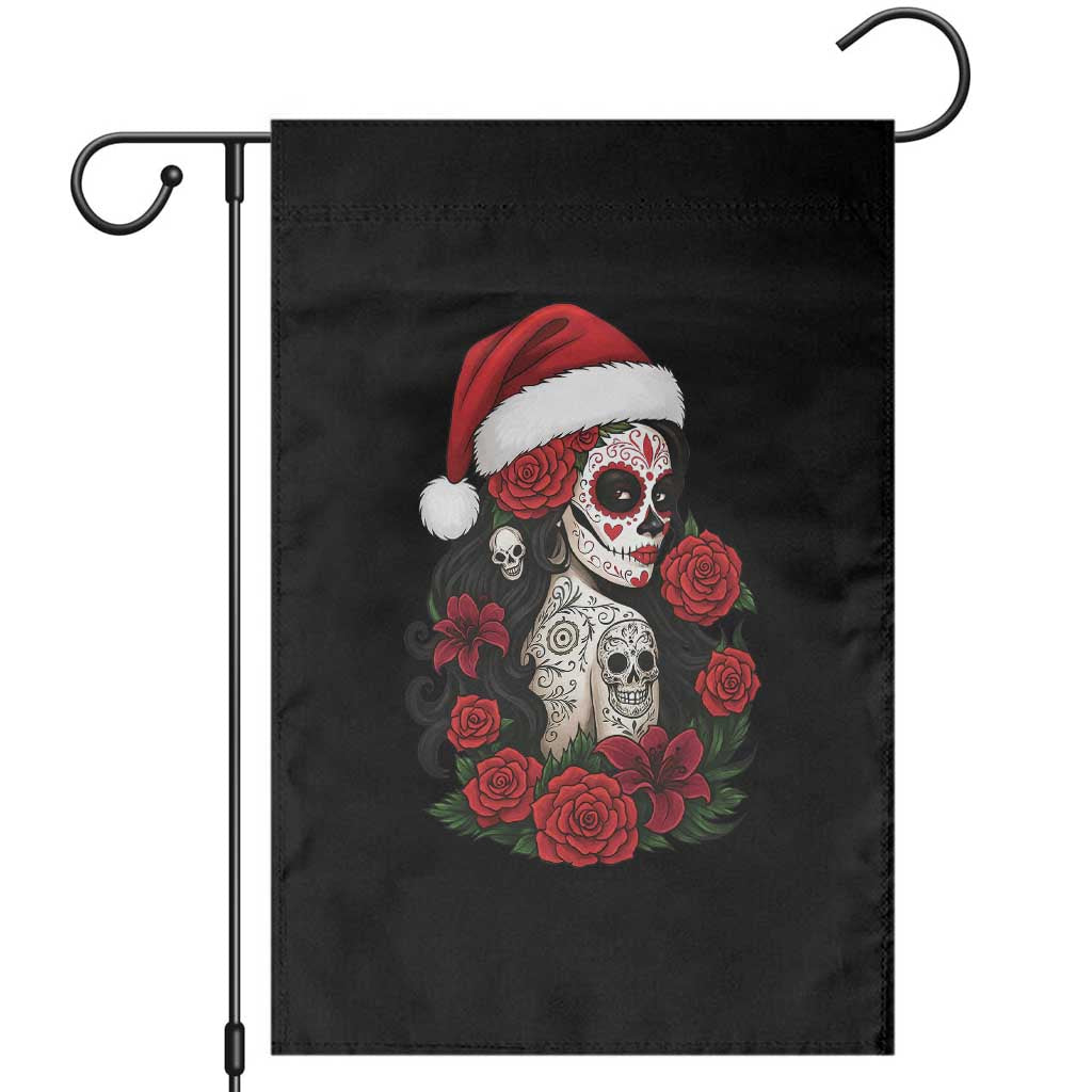 Dia De Los Muertos Mexican Christmas Garden Flag Day of the Dead Sugar Skull Women TS14 Black Print Your Wear