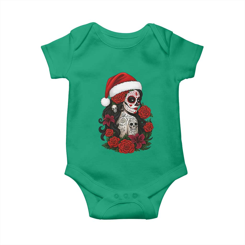 Dia De Los Muertos Mexican Christmas Baby Onesie Day of the Dead Sugar Skull Women TS14 Irish Green Print Your Wear