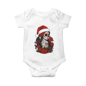 Dia De Los Muertos Mexican Christmas Baby Onesie Day of the Dead Sugar Skull Women TS14 White Print Your Wear