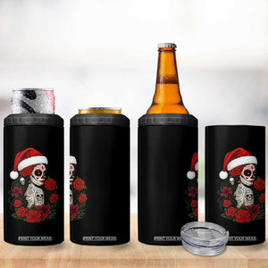 Dia De Los Muertos Mexican Christmas 4 in 1 Can Cooler Tumbler Day of the Dead Sugar Skull Women TS14 Print Your Wear