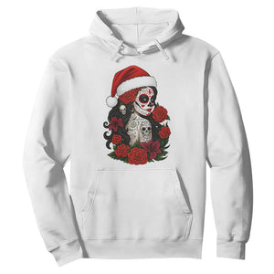 Dia De Los Muertos Mexican Christmas Hoodie Day of the Dead Sugar Skull Women TS14 White Print Your Wear