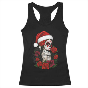 Dia De Los Muertos Mexican Christmas Racerback Tank Top Day of the Dead Sugar Skull Women TS14 Black Print Your Wear