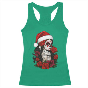 Dia De Los Muertos Mexican Christmas Racerback Tank Top Day of the Dead Sugar Skull Women TS14 Irish Green Print Your Wear