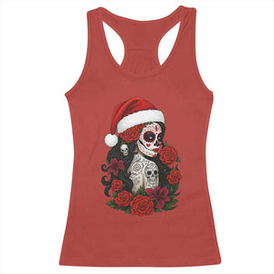 Dia De Los Muertos Mexican Christmas Racerback Tank Top Day of the Dead Sugar Skull Women TS14 Red Print Your Wear
