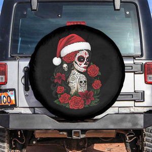 Dia De Los Muertos Mexican Christmas Spare Tire Cover Day of the Dead Sugar Skull Women TS14 No hole Black Print Your Wear