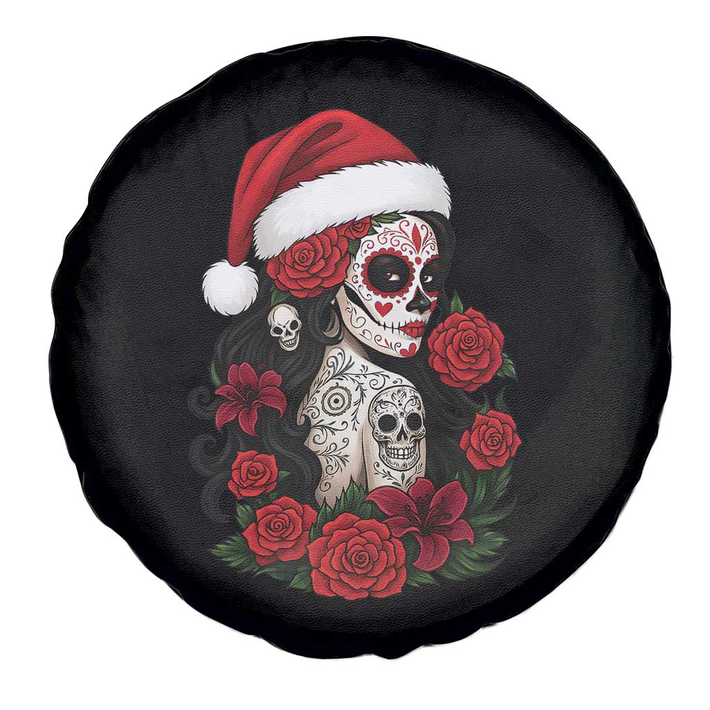 Dia De Los Muertos Mexican Christmas Spare Tire Cover Day of the Dead Sugar Skull Women TS14 Print Your Wear