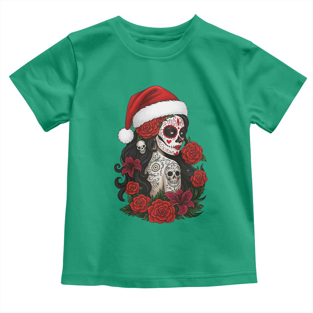 Dia De Los Muertos Mexican Christmas Toddler T Shirt Day of the Dead Sugar Skull Women TS14 Irish Green Print Your Wear