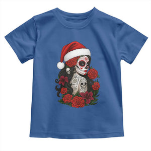 Dia De Los Muertos Mexican Christmas Toddler T Shirt Day of the Dead Sugar Skull Women TS14 Royal Blue Print Your Wear