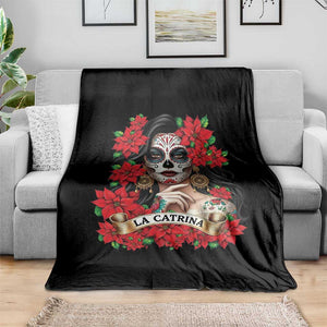 Dia De Los Muertos Mexican Throw Blanket Day of the Dead Sugar Skull Women TS14 Print Your Wear