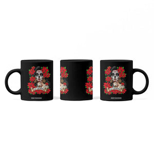 Dia De Los Muertos Mexican Coffee Mug Day of the Dead Sugar Skull Women TS14 Print Your Wear