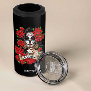 Dia De Los Muertos Mexican 4 in 1 Can Cooler Tumbler Day of the Dead Sugar Skull Women TS14 Print Your Wear