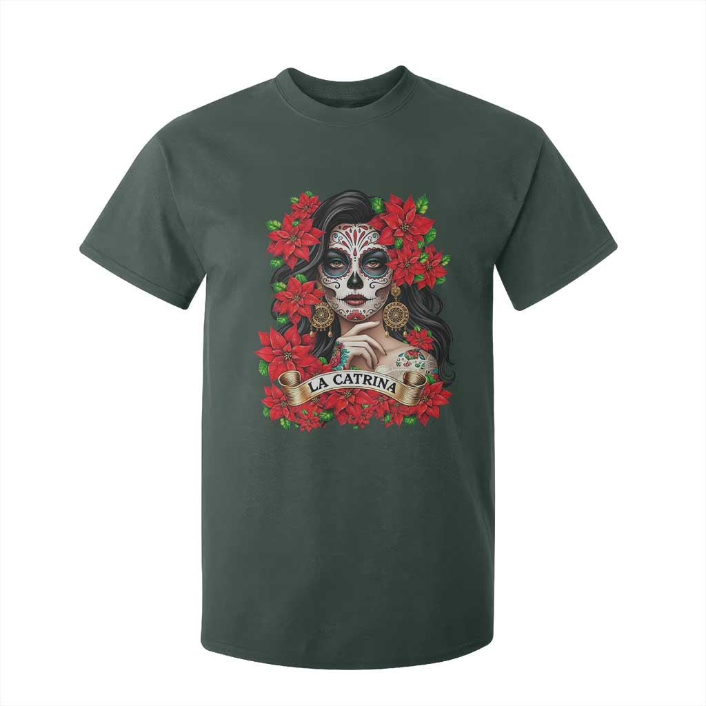 Dia De Los Muertos Mexican T Shirt For Kid Day of the Dead Sugar Skull Women TS14 Dark Forest Green Print Your Wear