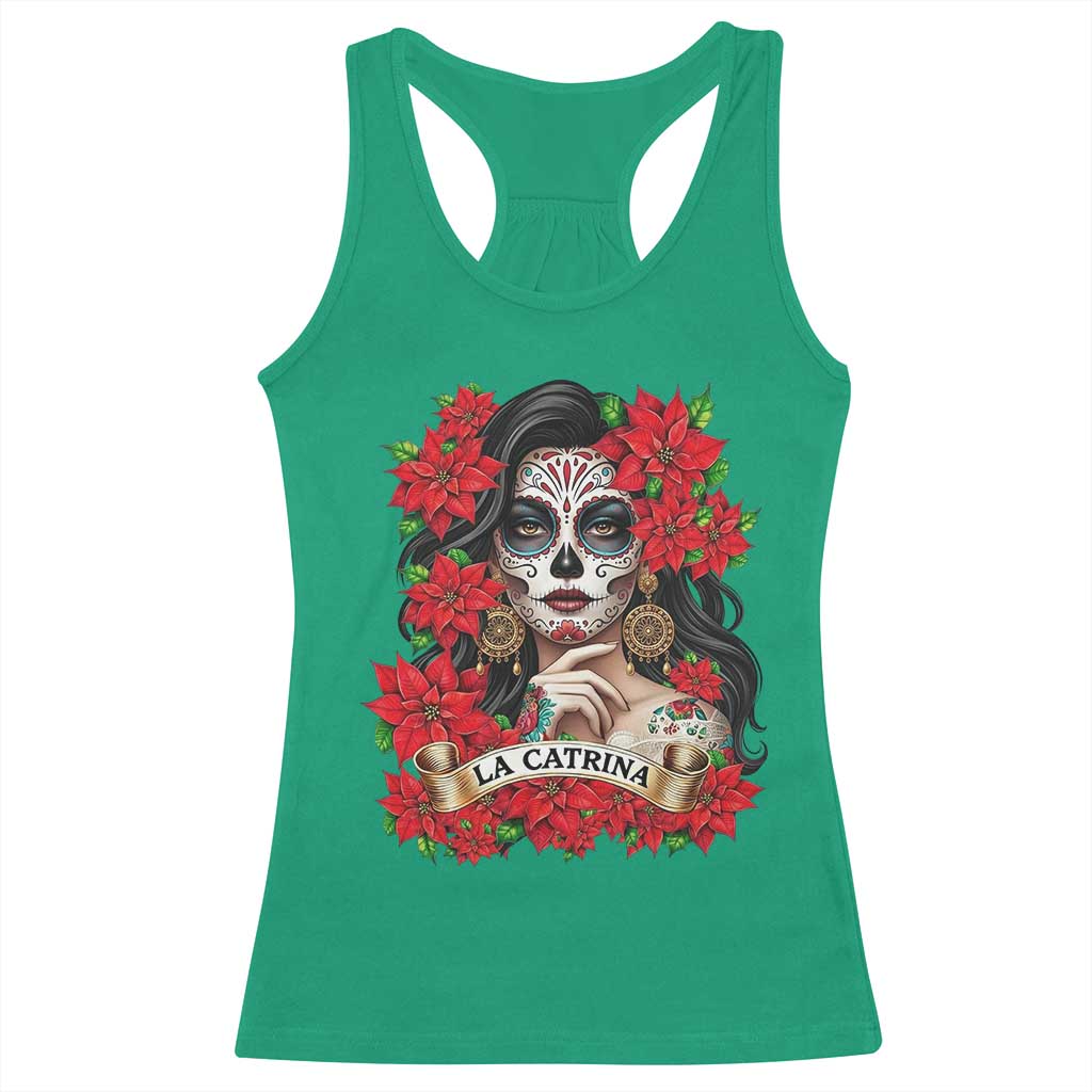Dia De Los Muertos Mexican Racerback Tank Top Day of the Dead Sugar Skull Women TS14 Irish Green Print Your Wear