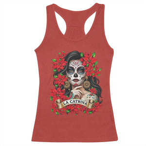 Dia De Los Muertos Mexican Racerback Tank Top Day of the Dead Sugar Skull Women TS14 Red Print Your Wear