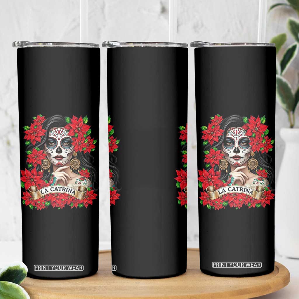 Dia De Los Muertos Mexican Skinny Tumbler Day of the Dead Sugar Skull Women TS14 Print Your Wear