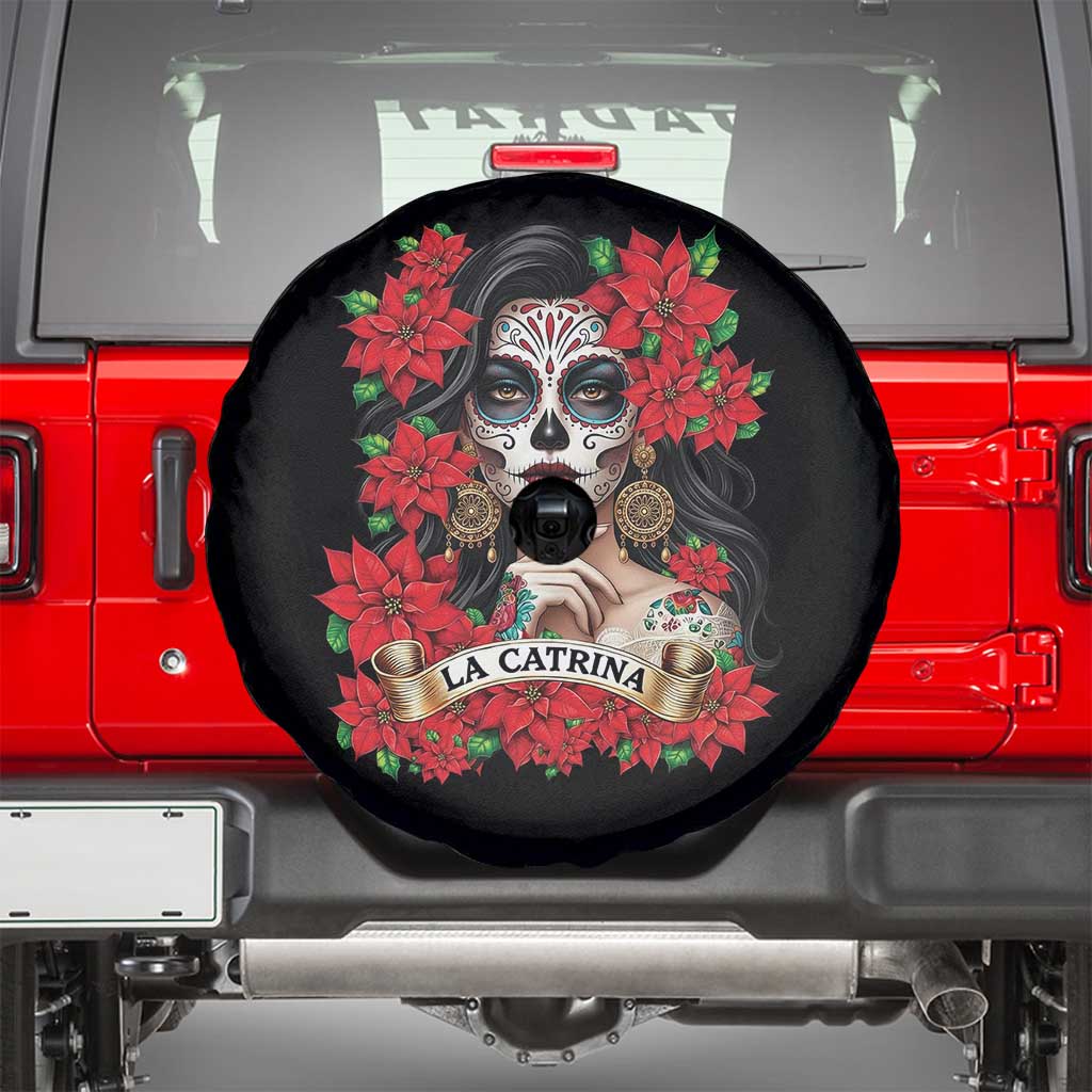 Dia De Los Muertos Mexican Spare Tire Cover Day of the Dead Sugar Skull Women TS14 Black Print Your Wear
