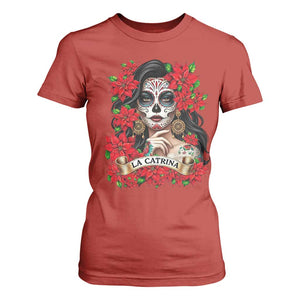 Dia De Los Muertos Mexican T Shirt For Women Day of the Dead Sugar Skull Women TS14 Red Print Your Wear